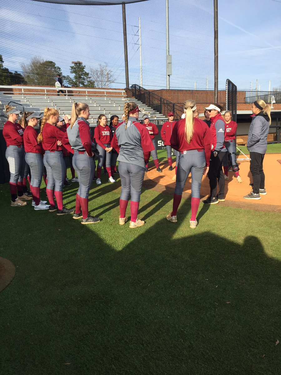 We are TWO WEEKS AWAY from our season opener! Catch us at the Troy Softball Complex on February 8th at 3 PM!                                #BeTheStandard | #OneTROY