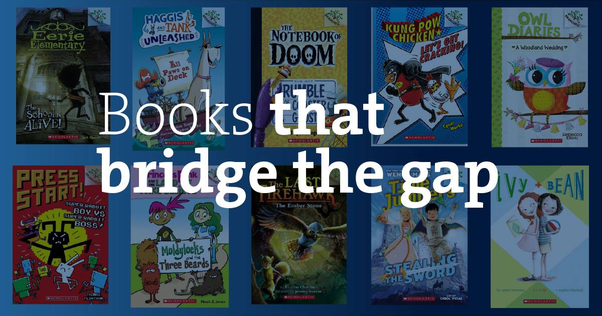 Purchased through the Annual Fund, new books in the library are helping bridge the gap for readers taking the leap from picture books to picture-less novels. Read all about these 'frog jump books' 🐸 over on the blog: goo.gl/H5KFL8.