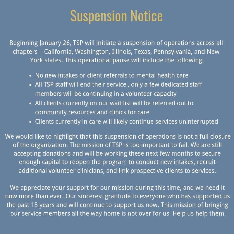 We want to THANK YOU all for your constant support throughout these last 15 years and we hope that you can continue to support the mission.