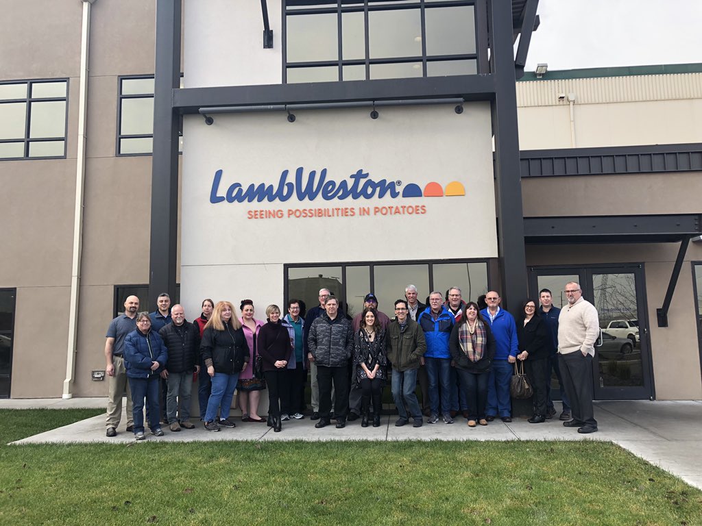 h20drifter's tweet photo. Our teachers on the industry tour at Lamb Weston #orpdc https://t.co/SiH4xePq12