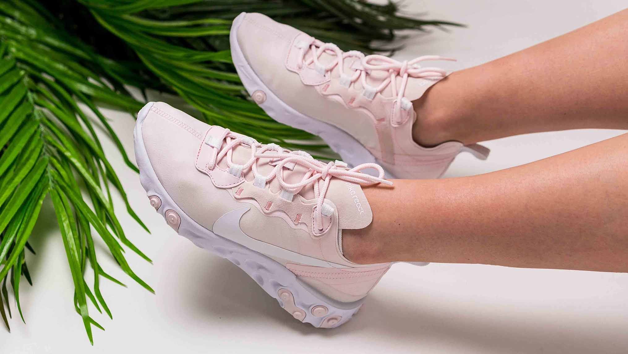 The Sole Womens on Twitter: "An Closer Look The Nike React Element 55 'Light Pink' See more: https://t.co/hGg8UxoMaL https://t.co/sXSaYYzcQn" / Twitter