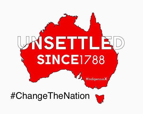 IndigenousXLtd's tweet photo. Today is the day we start to #ChangeTheNation

We deserve to live in a country that respects the rights and dignity of Indigenous peoples, and if our nation’s leaders won’t listen then we will work together to create a better nation ourselves.

Australia has unfinished business. https://t.co/AqIKJyrIpz