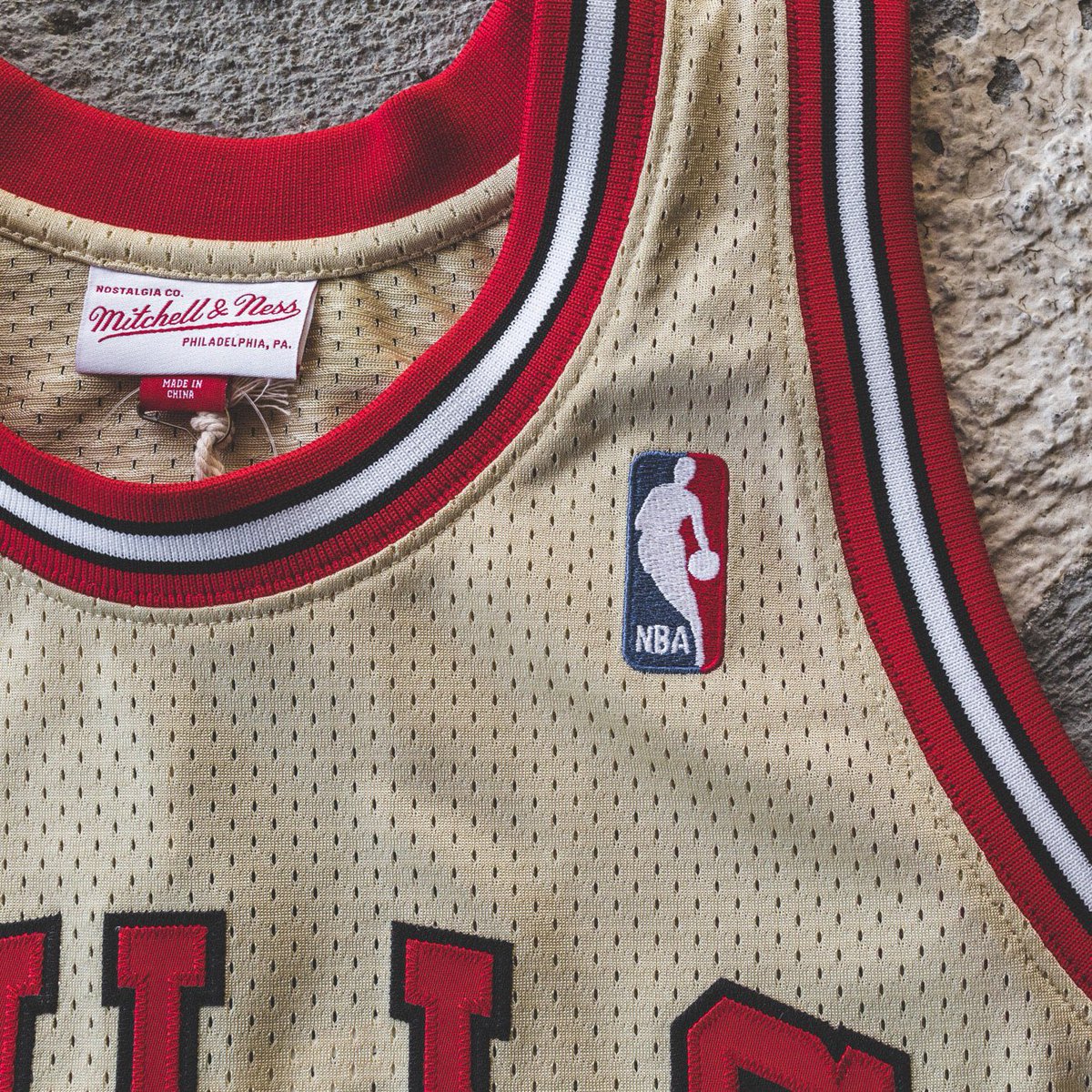 gold jordan jersey mitchell and ness