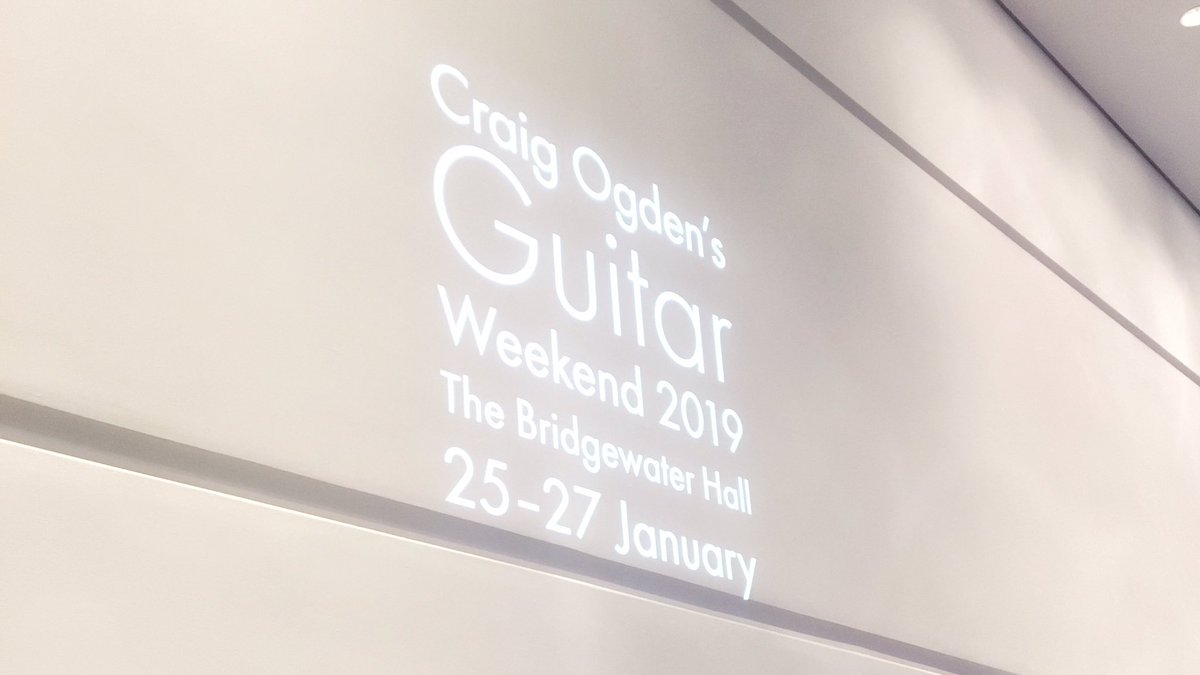 Just enjoyed an incredible evening at the <a href="/BridgewaterHall/">The Bridgewater Hall</a> listening to <a href="/craig_ogden/">Craig Ogden</a> and <a href="/MancCamerata/">Manchester Camerata</a> - I’ve never been to a classical guitar concert before! Highly recommend popping in for one of the events if you are in #Manchester this weekend 🎶