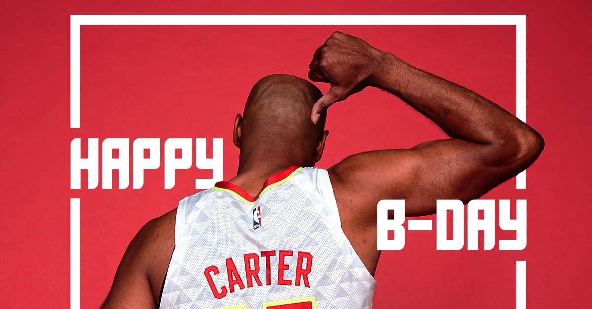 To join us in wishing happy birthday to half-man, half-amazing, Vince Carter! x 