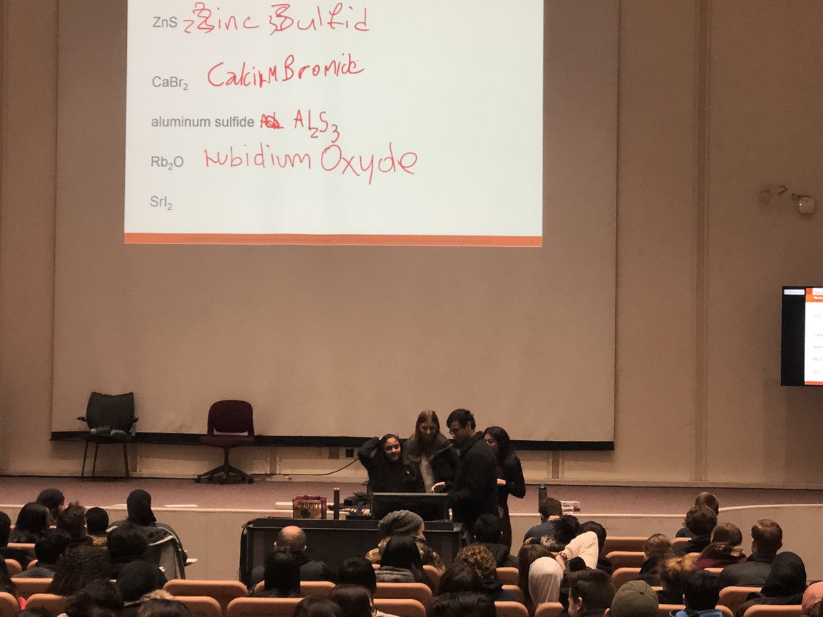 smithscience1's tweet photo. Proud moment when my two students were chosen (along with other college students) to answer a chemistry question in front of 500 undergraduates AND THEY GOT IT RIGHT!! #STEMfieldtrip #STEMgirls #girlpower #proudteacher @SteffiHartwell @waynestate @WayneStateCLAS @CKMS_Girls https://t.co/qnPA6WGMIl