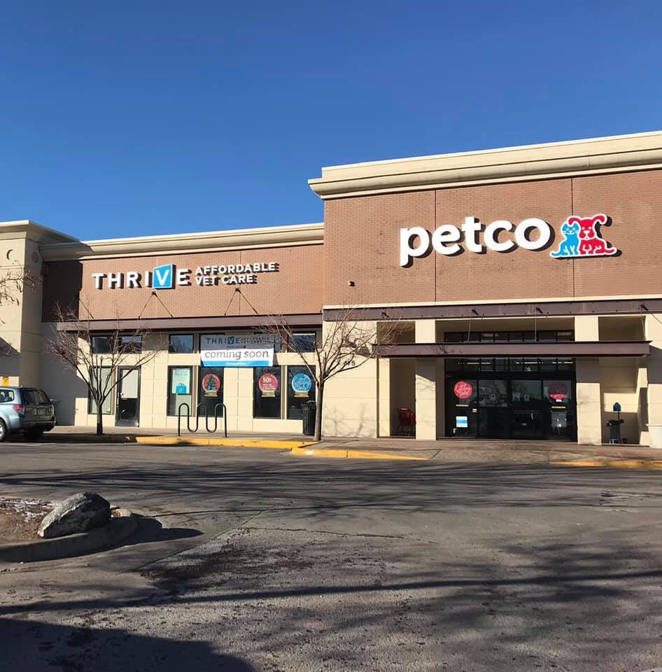 thrive affordable vet care petco