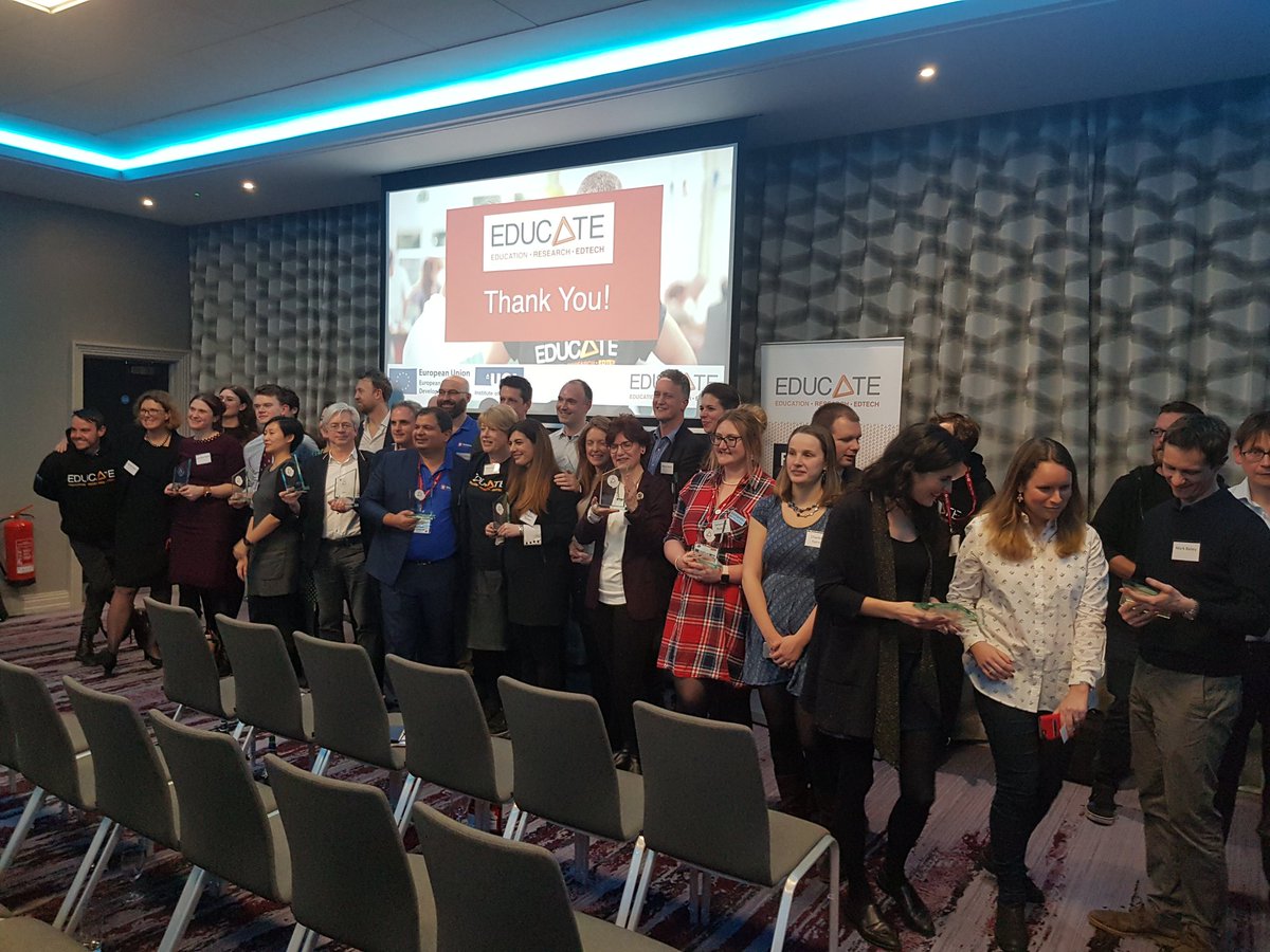 Congratulations to all the #edwards2019 recipients! and a big thank you to everyone at @EDUCATEldn for convening our vibrant and inspiring community of #humans who care about #learners! #bett2019 #anewforum