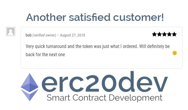 ERC20Dev's tweet photo. Only a few hours left to get your simple #ICO contract with bonus, and #ERC20 tokens on the #Ethereum #blockchain for just $49.99 in our 24 hour sale.

Order with PayPal, #BTC, #BCH. #LTC or #ETH at https://t.co/S2jUEmTskR …

#cryptocurrency #tokensale #crowdsale #altcoins https://t.co/lVgJ7ycxoz