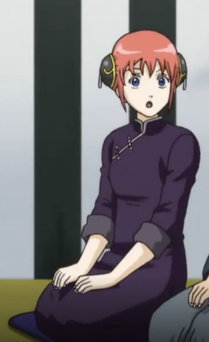 baragakill's tweet photo. we dont talk enough about kagura's fashion choices shes really coming for the 'it girl' title https://t.co/Brm7ojVyrU