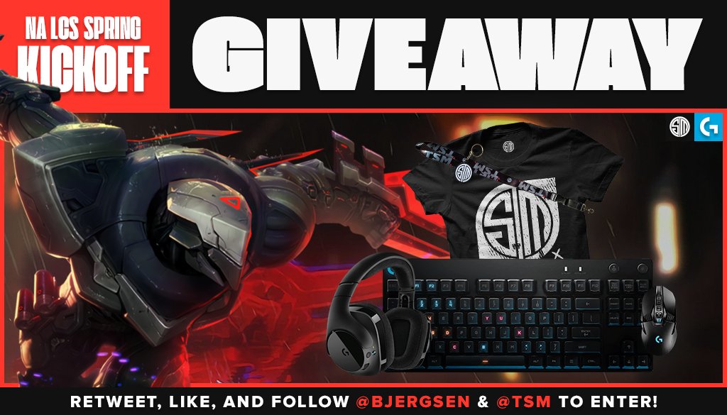 New giveaway with <a href="/LogitechG/">Logitech G</a> where you can win the same gear that I use at the LCS house 😊 Like, retweet, and follow to enter!