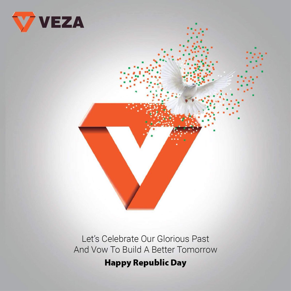 cubeonepos's tweet photo. Veza wishes you all Happy Republic Day!

 #HappyRepublicDay2019 #RepublicDay #26Jan #70RepublicDay #RepublicDayIndia https://t.co/56r0iwpaPg