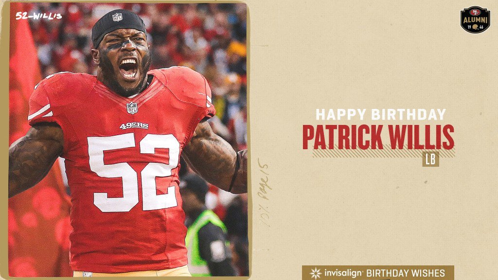 Happy birthday to all-time great, Patrick Willis  