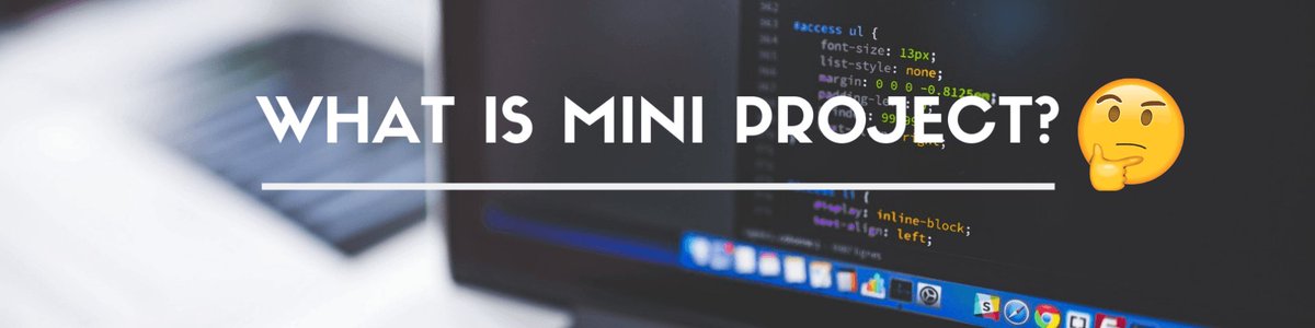 cse_mini's tweet image. What is Mini Project and Step to Build Mini Project

Mini projects help a lot to the students in order to learn and enhance their understanding levels of fundamentals through the practical application.

cseminiprojects.com/mini-project/

#CSEMiniProjects