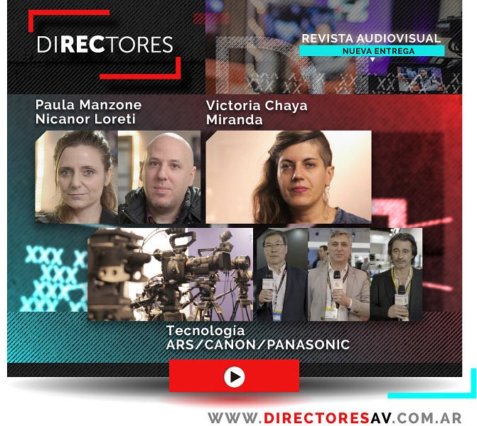 dacdirectores's tweet photo. Nuevo #ProgramaDIRECTORES !! 🎉⏩Con notas a Paula Manzone y Nicanor Loreti, Victoria Chaya Miranda y Tecnología #CAPER. Mirá todas las entrevistas en https://t.co/FXPMWXChp7 https://t.co/JtFkvusUoU