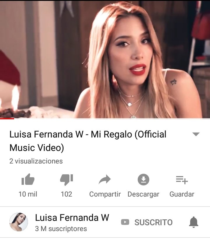 Luisa Fernanda W Twitter: "Me ha gustado un vídeo de @YouTube (https://t.co/QViHbznT7f - Luisa W - Regalo (Official Music / Twitter