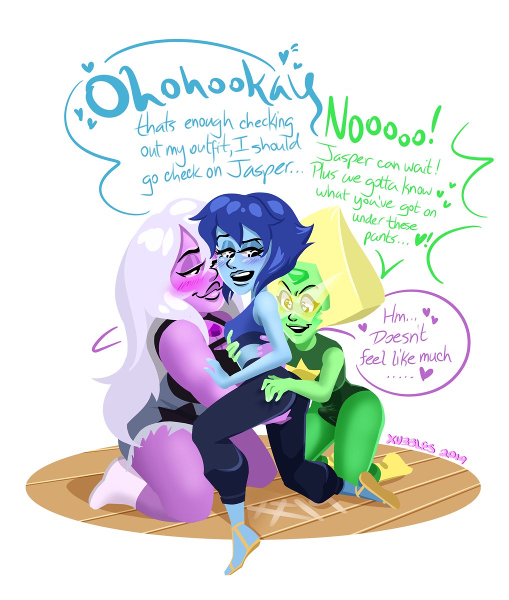 xxxubbles's tweet photo. And ofc there’s gotta be a peridick version 💚💦 Have transparent too~

#Stevenuniverse #Lapithyst #lapidot #nsfwart #threesome #r34 https://t.co/SruxP0Wdx8
