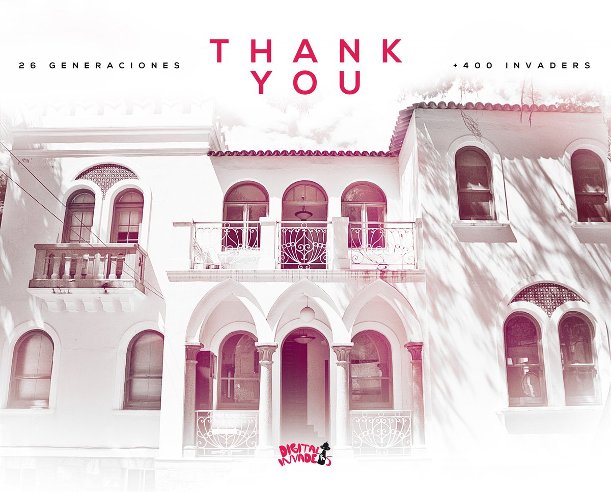 Gracias Invader por el tiempo, el corazón y la energía con la que alimentaste esto.
Once an Invader, Always an Invader. 🤟👽🛸👾
26 generaciones, + 400 invaders alrededor del mundo es el legado con el que comenzamos una nueva etapa en el Invader Institute. 
#moonshot