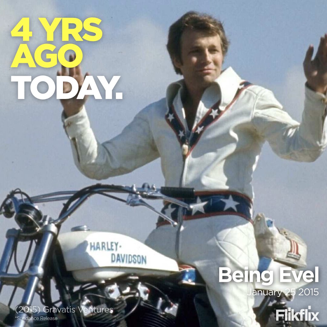 flikflix's tweet photo. Released 4 Years Ago Today. Find it on Flikflix. https://t.co/nKZVynL7A8

#BeingEvel #FlikflixPick #EvilKnievil #KellyKnievel #KenBerg #RayGunn #JohnnyKnoxville #TonyHawk #GeorgeHamilton #HarleyDavidson #SethEnslow #DanielJunge #DavisCoombe #LoveYourNextFlik https://t.co/xJcxrc5ySv