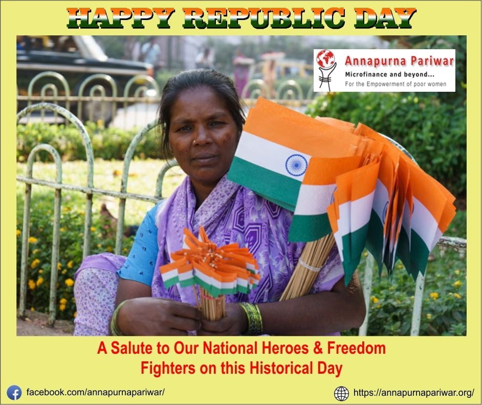 annapurnapune's tweet photo. 🇮🇳 A Salute to Our #NationalHeroes &amp; #FreedomFighters on this Historical Day. 🇮🇳

#HappyRepublicDay #RepublicDay2019 #70thRepublicDay
#AnnapurnaPariwar #WomenEmpowerment #WomenEducation #WomenRights https://t.co/KweO6JoDHc