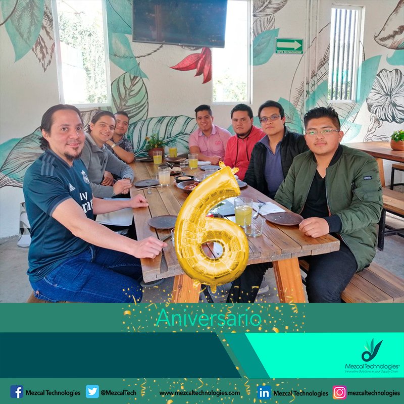 MezcalTech's tweet photo. ¡Así celebramos nuestro 6º Aniversario! ✨🎊
Un año más de logros, crecimiento, unidad y amistad, ¡por muchos más! 👏 #FelicidadesMezcalTeam #6AañosySumando https://t.co/vLw69IlKBc