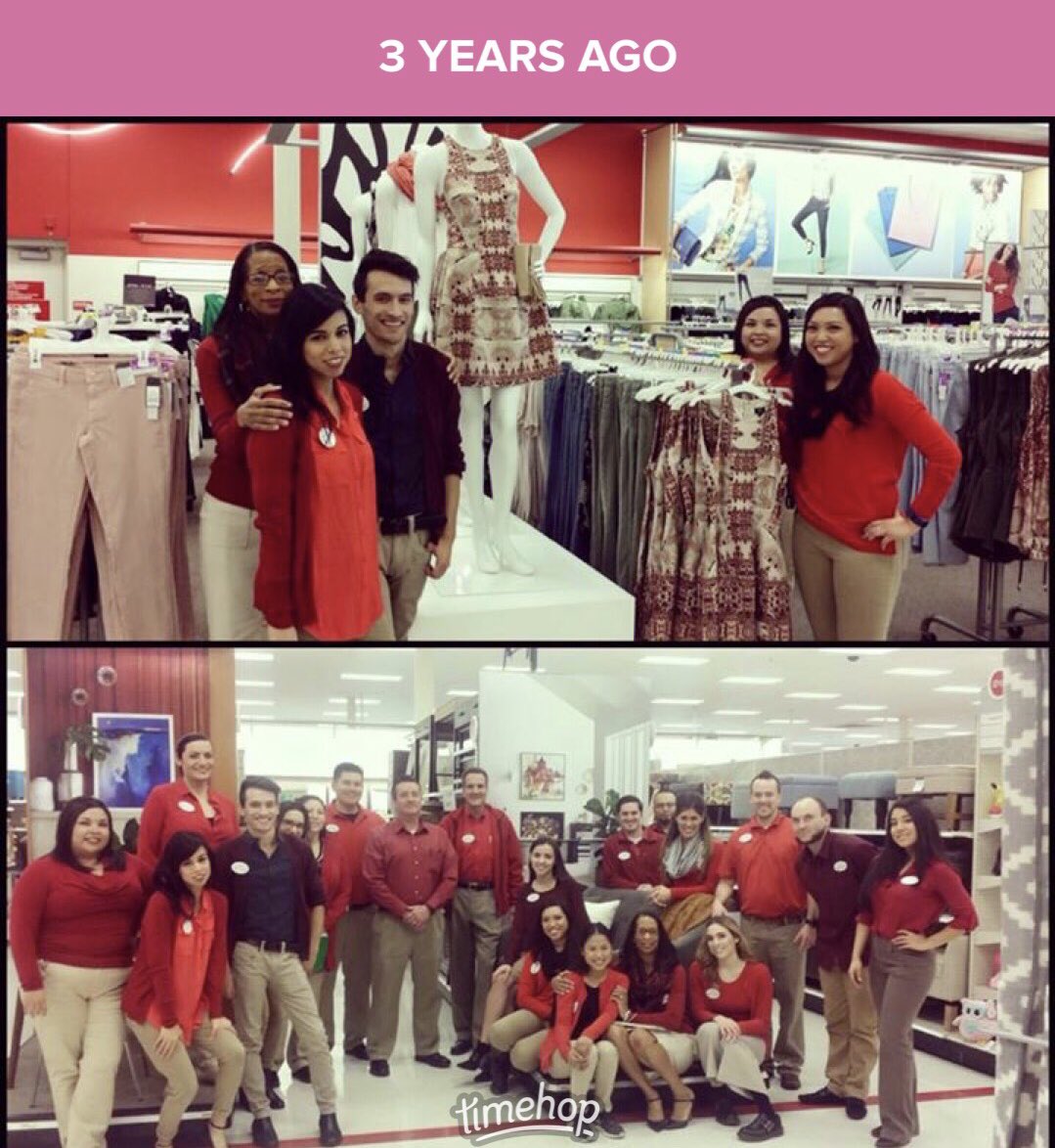This picture was taken 3 years ago- I had been in the VM position for almost 3 months when this was taken. I’ve made longtime friendships and great memories but I am now ready to take the next step in my development and career! It’s been real, Target!  ✌🏼
