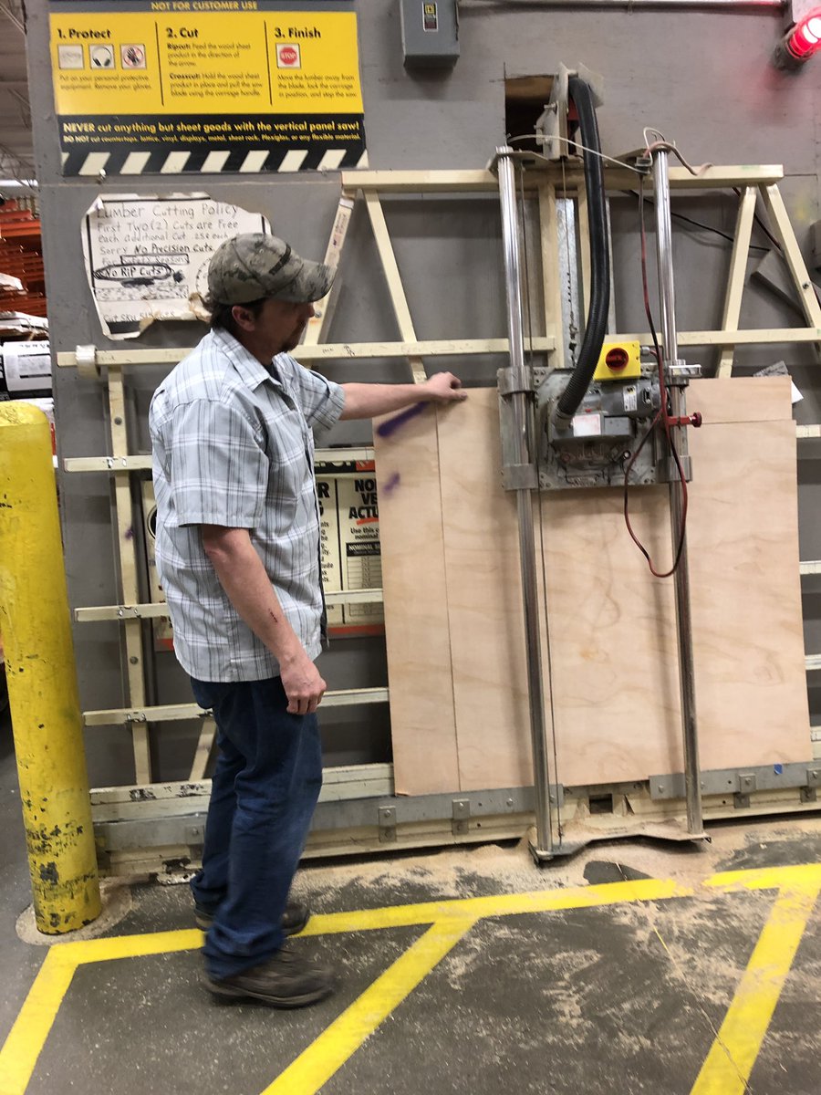 PK on the panel saw with Paul after our nightly meeting. #beastmode3828