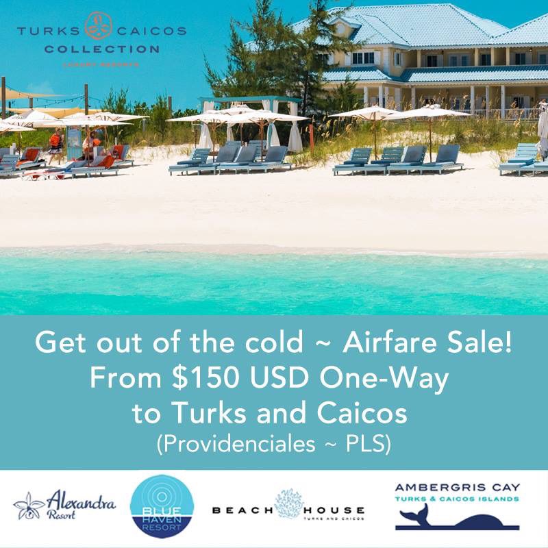 TCCTCI's tweet image. Airfare Sale from $150 One-Way!
~Contact your preferred airline or travel agent for details and pricing with hotel~
🌴Valid for select dates from JFK and Newark to Turks and Caicos for travel January, February and March 2019 on Jet Blue, Delta or United to PLS
#GetoutoftheCold