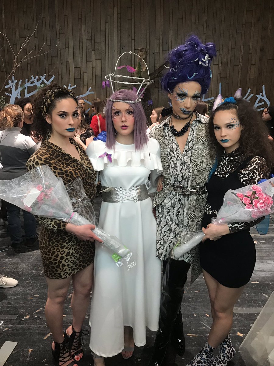 Senior Tyrin Morris hosted a fashion show as part of his graduation project. The show was a hit! Proceeds benefit  a scholarship for future art students. #gomtlions