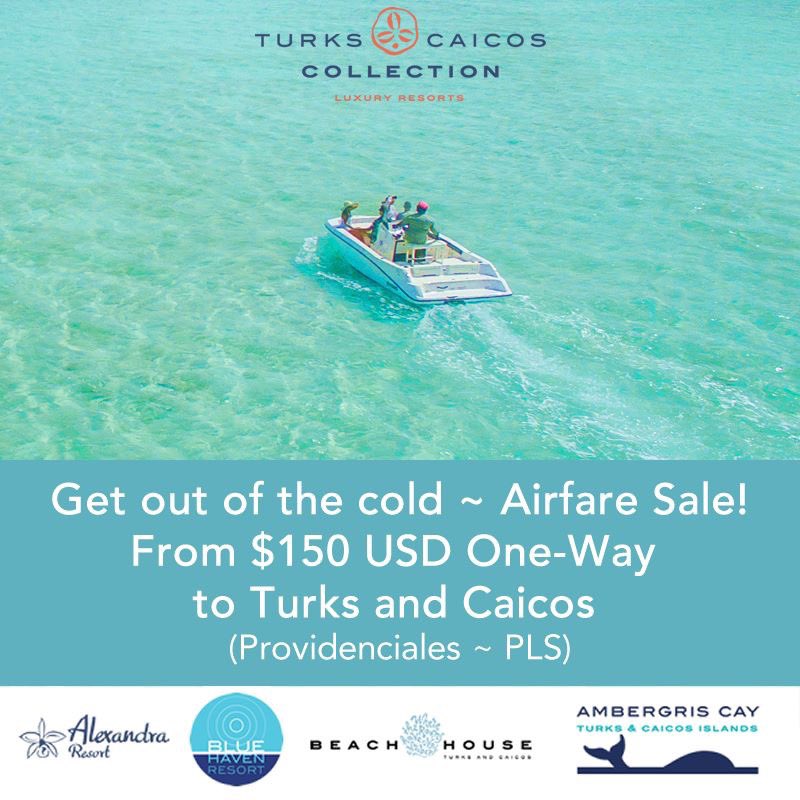 ambergriscaytci's tweet photo. Airfare Sale from $150 One-Way!
~Contact your preferred airline or travel agent for details and pricing with hotel~
🌴Valid for select dates from JFK and Newark to Turks and Caicos for travel January, February and March 2019 on Jet Blue, Delta or United to PLS
#GetoutoftheCold https://t.co/sr1UPcANcJ