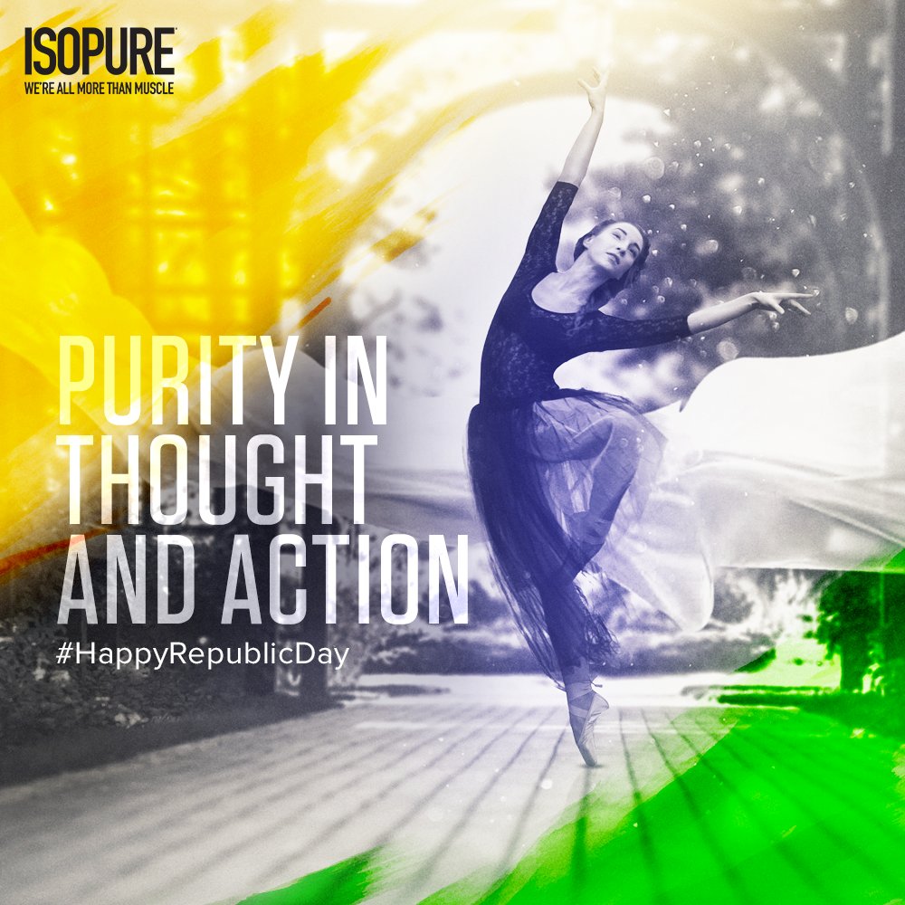IsopureIndia's tweet photo. Stay pure. Stay inspired. #HappyRepublicDay India! #Isopure https://t.co/TkpbkYn3Kh
