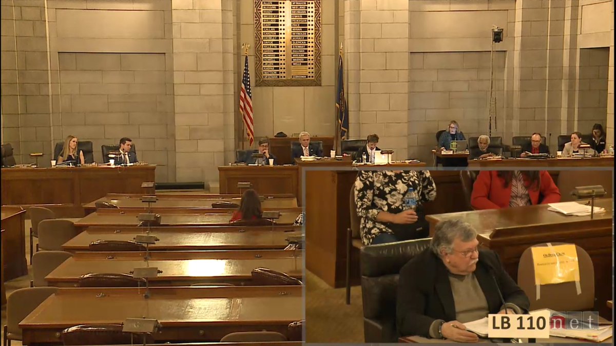 SaraKirkley's tweet photo. Wild Friday night in the #NELeg, still debating medical marijuana in the Judiciary Committee. #LB110 https://t.co/Mxfj7gL1hQ
