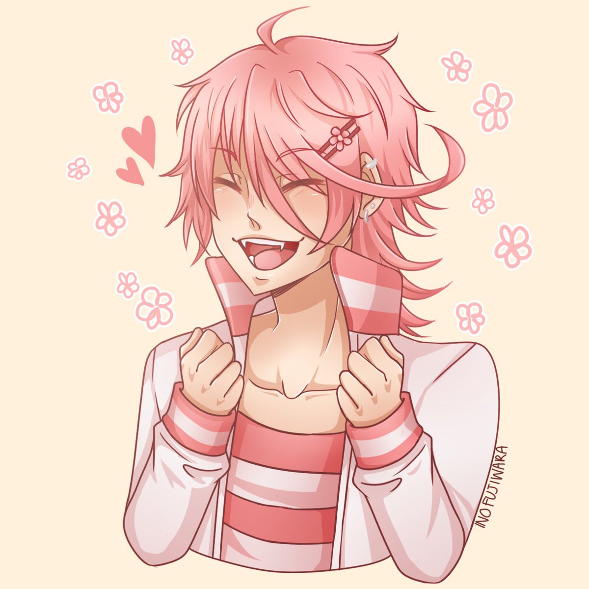 Ino Fujiwara Got A Request On Tumblr For A Cute Pink Boi 桜さくや サーヴァンプ Servamp Sakuyawatanuki Inofujiwara