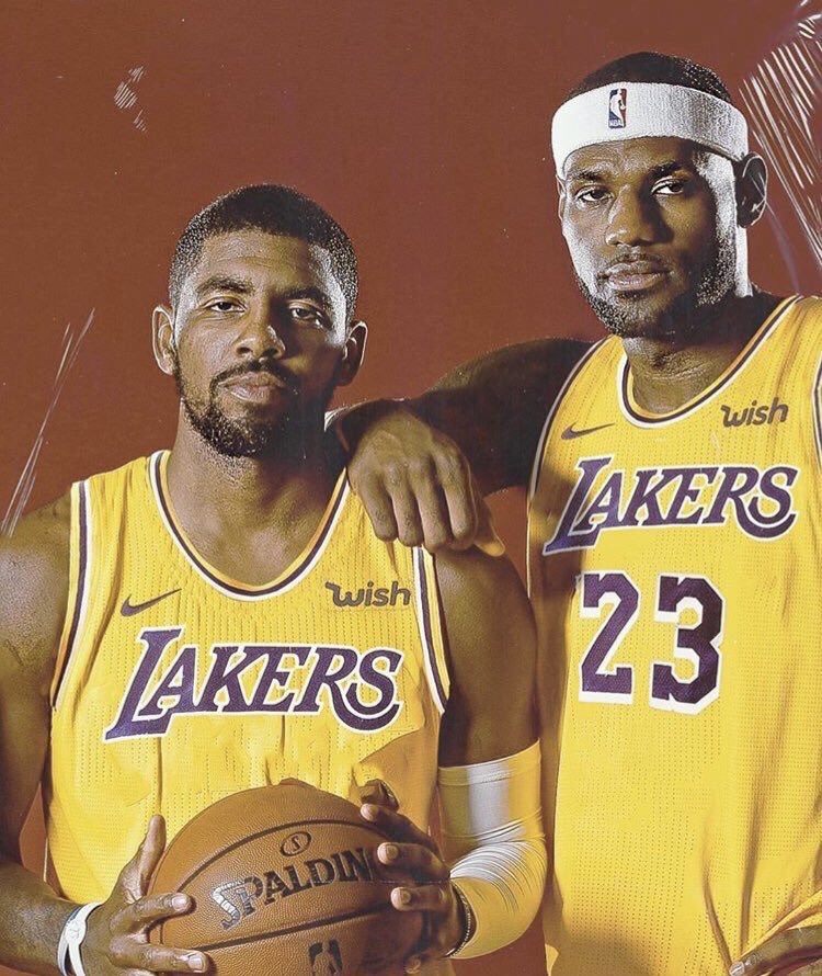 PALA718's tweet photo. LeBron &amp; Kyrie 2019 https://t.co/IiWWfOd5f2
