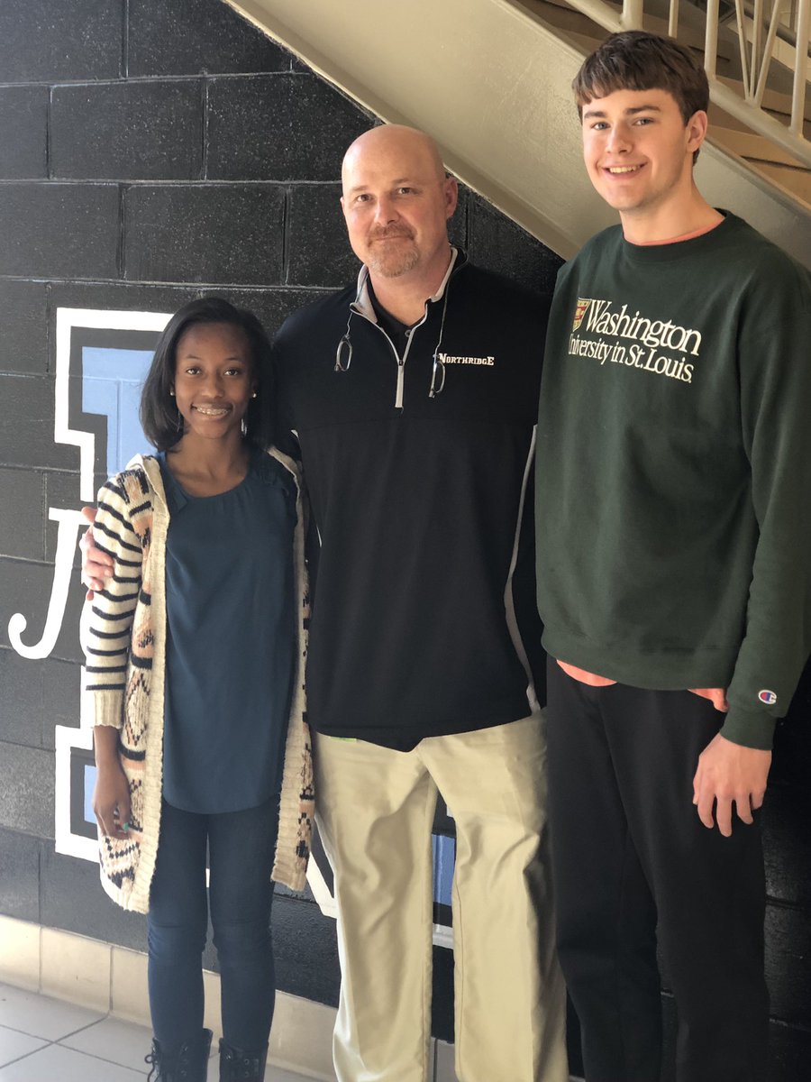 Walker Ferry and Hannah Irby represent Northridge HS as Nominees for the Bryant-Jordan Scholarship Program. Both are selected as Area 7 winners, and Hannah was selected as the Region winner. So proud of these two incredible young people!  It’s an honor to serve them. GO JAGS!!!