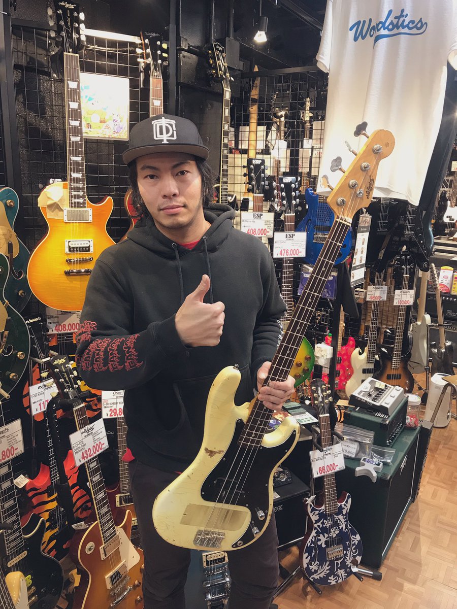 esptechhouse's tweet image. メロディックパンクバンドLEXTのNISHIDA氏 （@fraudio）が、ご愛用のベースメンテナンスの為ご来店下さいました。
#LEXT #navigator  #ESPテクニカルハウス #御茶ノ水