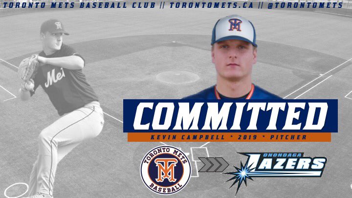 Congratulations to 2019 RHP Kevin Campbell (<a href="/kcampbell15_/">Kevin</a> ) on his commitment to Onondaga Community College (<a href="/baseball_occ/">OCC Lazers Baseball</a> ) in Syracuse NY. Best of luck in your academic and baseball career. <a href="/CDNBaseballNet/">The Canadian Baseball Network</a> <a href="/CPBLeague/">CPBL</a>