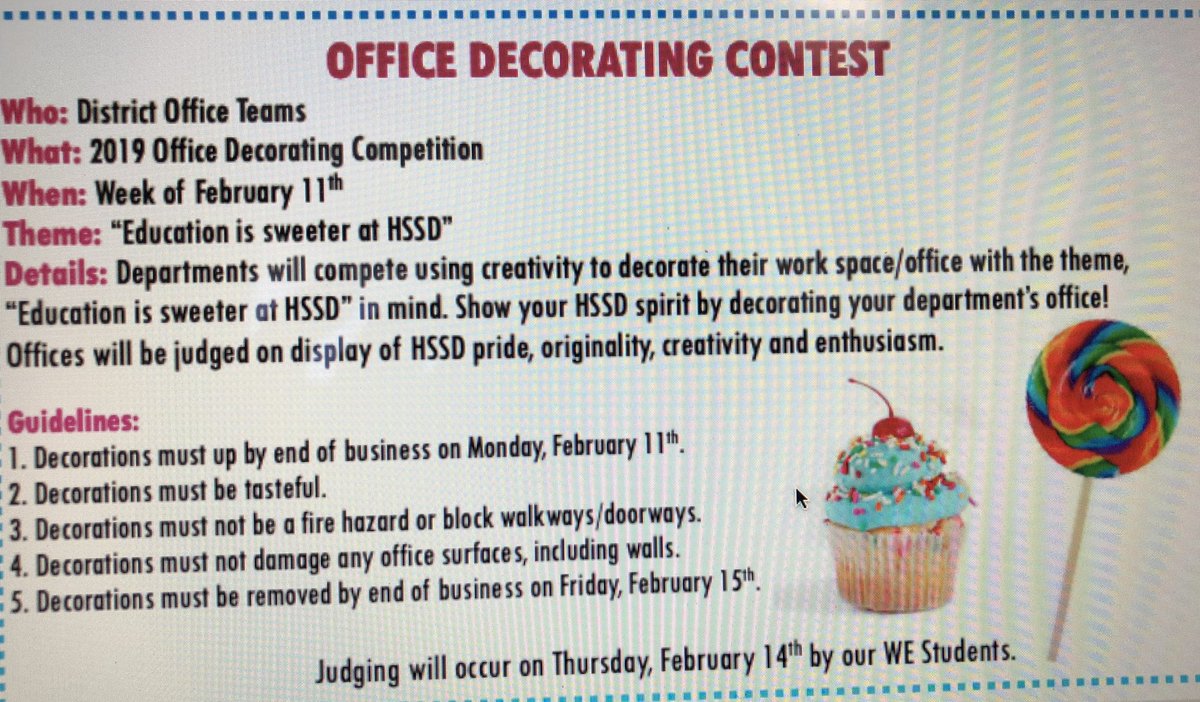 Mark Smith (@marksmith_hssd) on Twitter photo This <a href="/HSSD/">Howard-Suamico Schools</a> district office decorating contest is heating up. Team A&I is setting the stage. Team OD accepts the challenge. Who else is up to the challenge? This <a href="/HSSD/">Howard-Suamico Schools</a> district office decorating contest is heating up. Team A&I is setting the stage. Team OD accepts the challenge. Who else is up to the challenge?