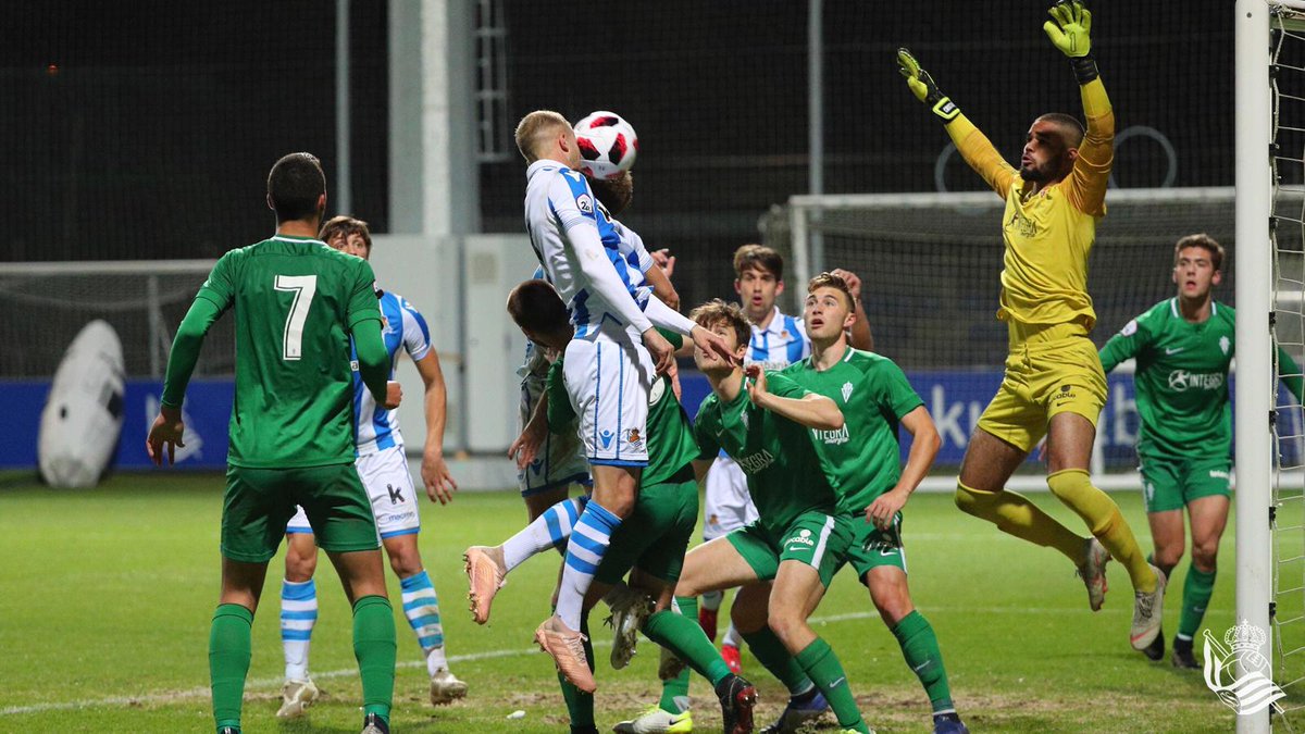 Un lance del partido (Foto: Real Sociedad).