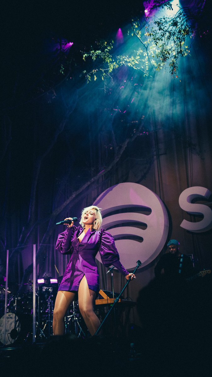 BebeRexha's tweet image. Pre Grammy Party with @spotify 💜