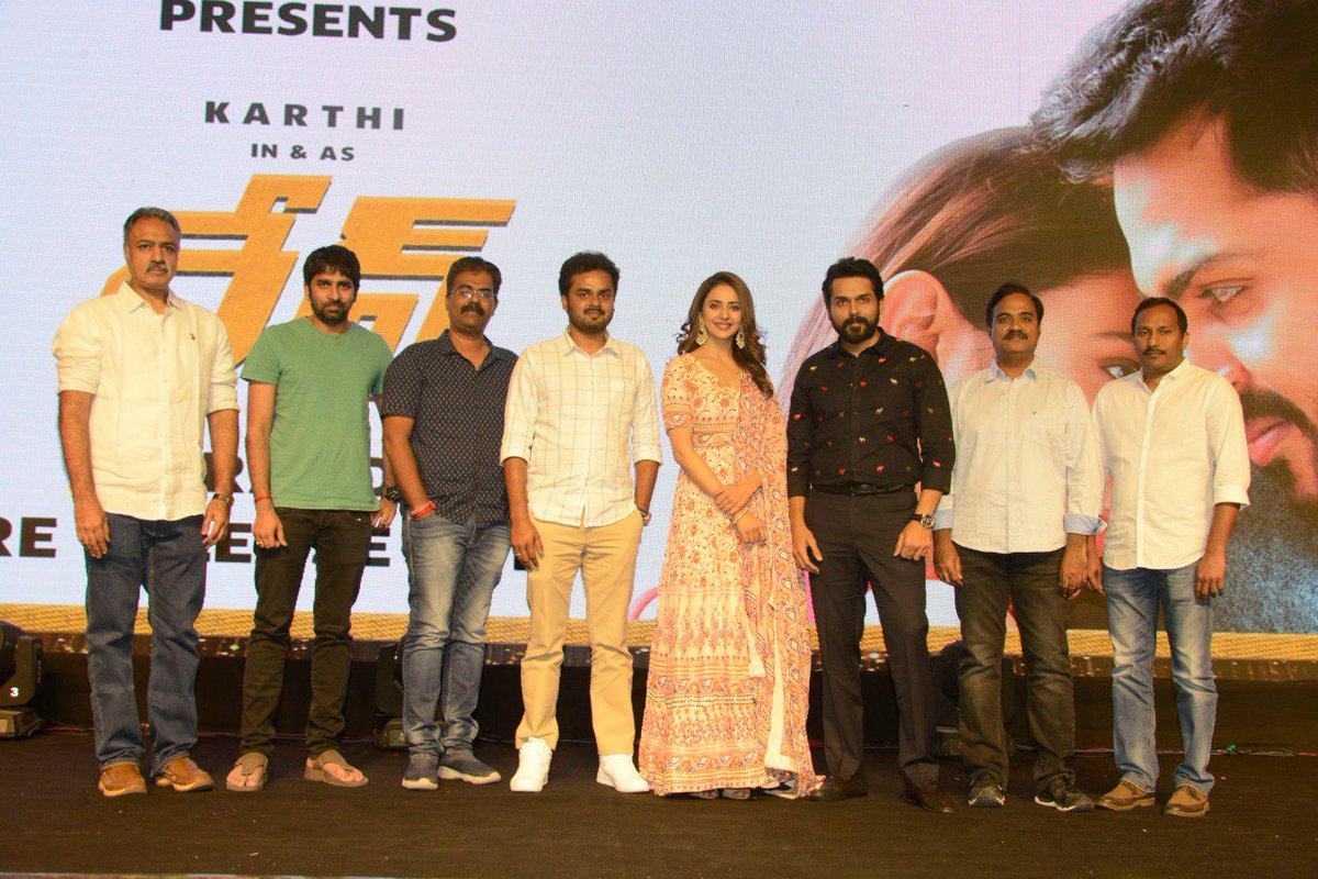 jithinoffl's tweet image. Pics from #DevPreRelease #DevTeluguPreRelease Event

#DevFromFeb14

@Karthi_Offl @Rakulpreet @PrincePictures_ @RajathDir @Jharrisjayaraj @RelianceEnt @lakku76 @TagoreMadhu @LightHouseMMLLP
@shreyasgroup