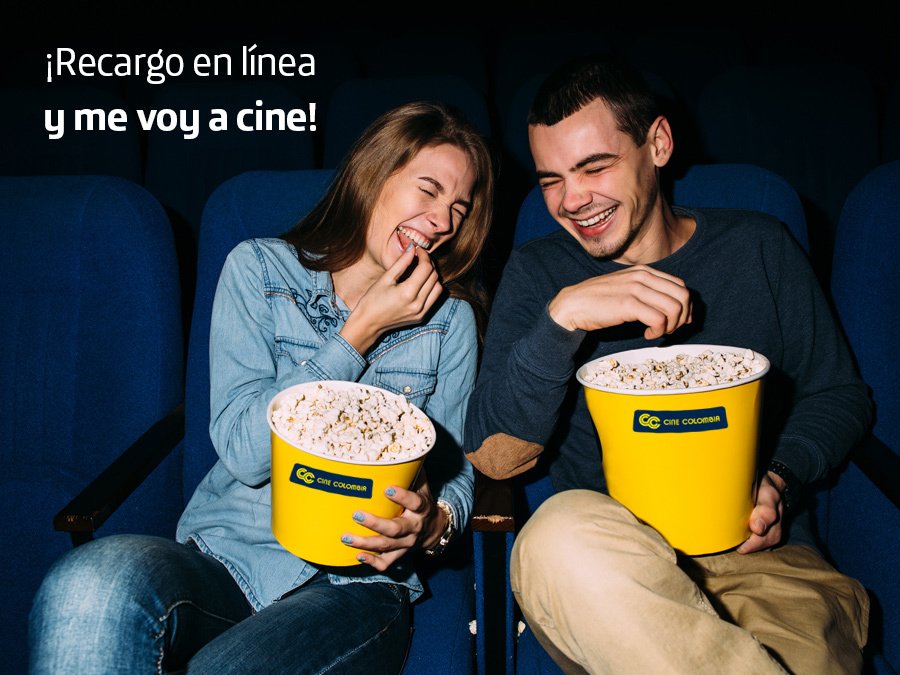 rdjaimeto's tweet photo. ¡Este fin de semana  el plan es ir a cine! 😎 Movistar  regala entradas 2x1 en Cine Colombia, por recargas desde $5.000, además dan muchas #MegasGratis https://t.co/7DnKtf1Wjh
