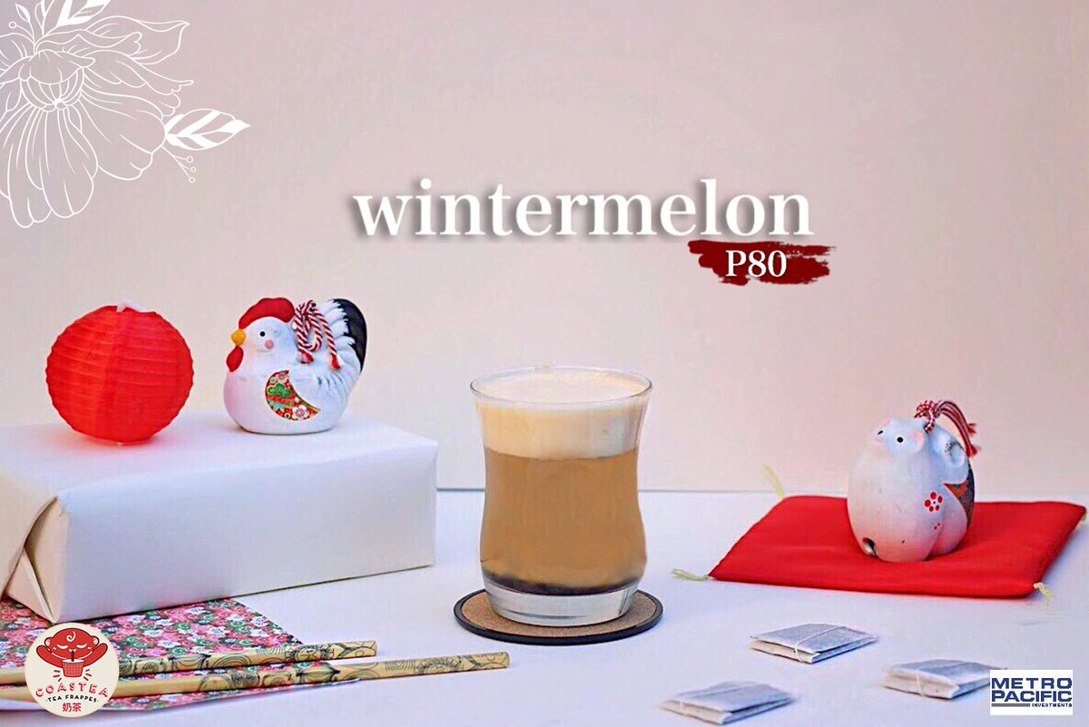 coasteafrappes's tweet photo. Finally, an all time favorite is the Wintermelon! This light yet refreshing drink will satisfy your sweet tooth and quench your thirst for only 80 pesos! ❄️

#WHATSYOURTEA https://t.co/jSaYBsHYzT