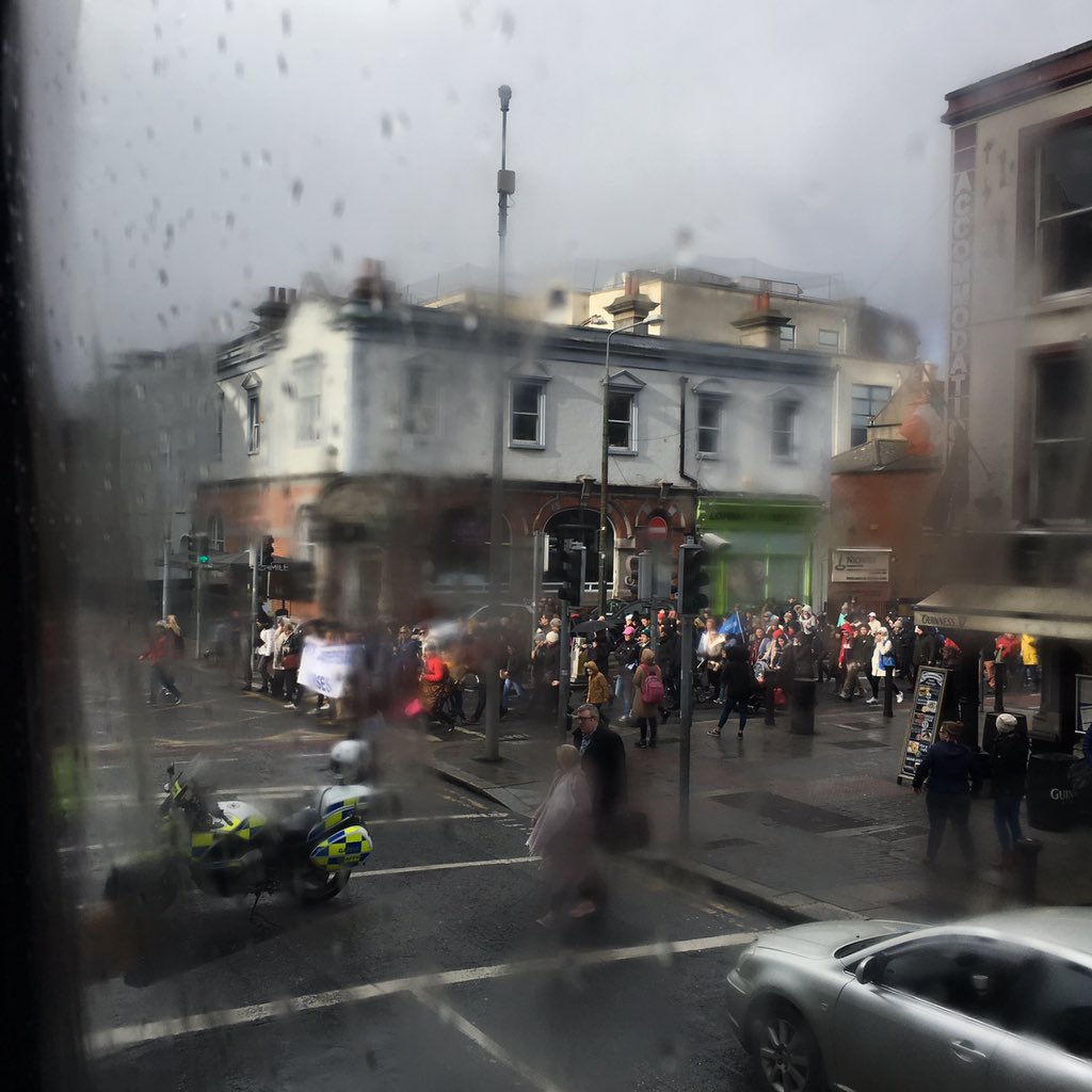 Stuck on a crowded bus standing still in the middle of the nurses protest, and every single person on it not bothered a bit saying #standwithnurses