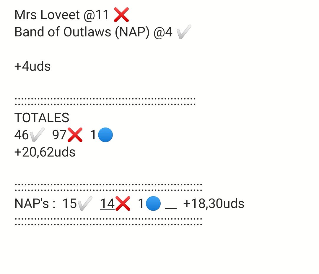 Seguimos sumando y otro Nap más para la cuenta, seguimos chavales 💪😉👍✔️