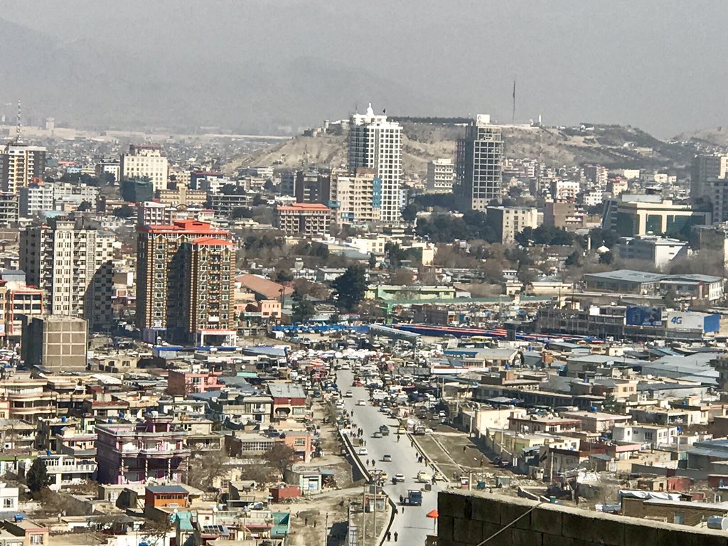 stunning view of #kabul’s central parts.
the city has much changed in the past 17 years.
It had been reduced to rubble in the 1990s but now tall buildings are rising in every corner of the city to accommodate 5 million residents.
#Afghanistan