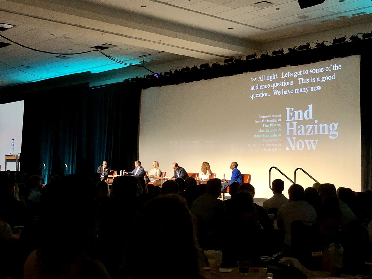 IFCbradley's tweet photo. The families of Tim Piazza, Max Gruver, and Marquise Braham share the stories of their sons who died from hazing-related events. #aflvcentral #EndHazingNow #LiveLikeTim #thesehandsdonthaze #FlyHighMax https://t.co/emlKDt7BHV