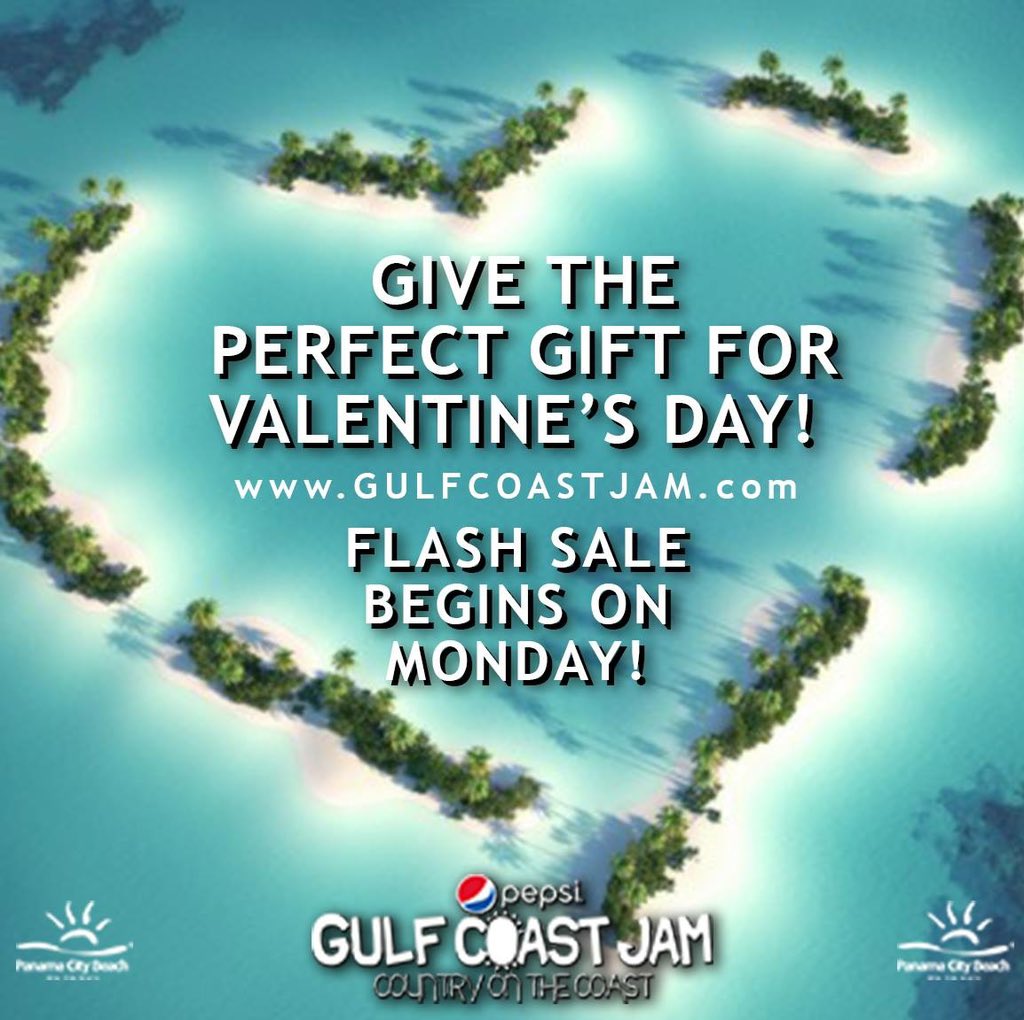ProducerJam's tweet photo. 💕💘❤️💘🌹🌹RT -follow me for your chance to win 2 @GulfCoastJam GA tickets @Visit_PCB #CountryOnTheCoast  #Jammers its your last chance to buy discounted tickets before we go up to our onsale Go to https://t.co/L51jDDFuml promose it will be the biggestyearever #Pepsi @JimBeam https://t.co/2vYEBkj0qh