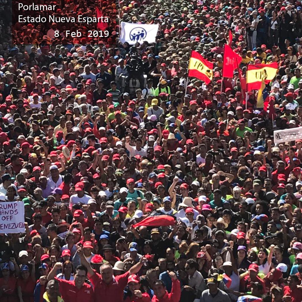 Se ha despertado un profundo sentimiento patriota en el pueblo, que se ha volcado a las calles en defensa de la soberanía y la Constitución. Las movilizaciones de Catia la Mar y Porlamar fueron extraordinarias, llenas del amor, compromiso y lealtad por la Patria. ¡Gracias!