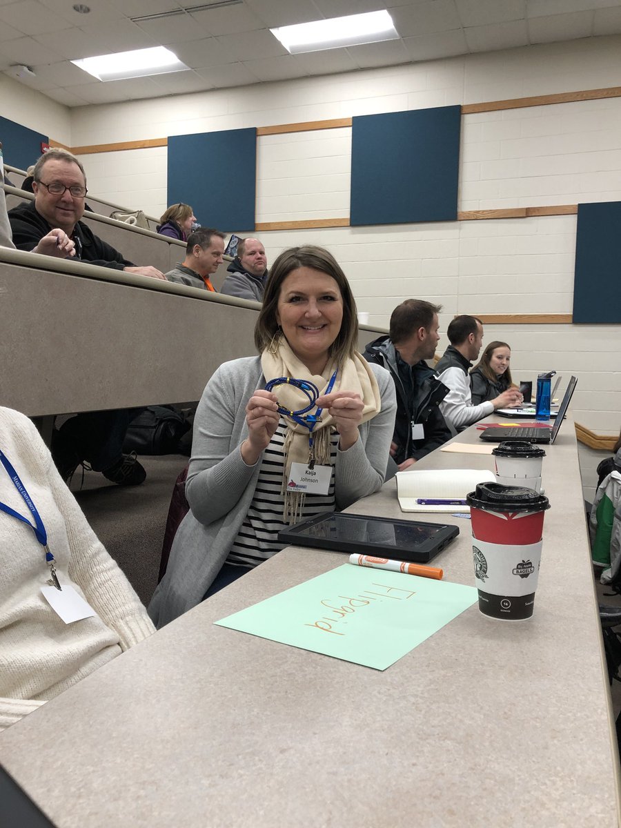 EdCampFoxValley's tweet photo. Charger winner! https://t.co/c4fDa8clzr